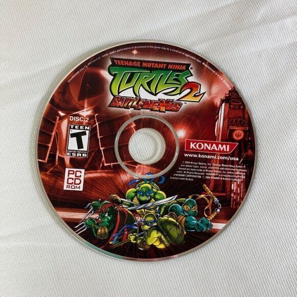 Teenage Mutant Ninja Turtles BattleNexus 2 PC Game 2004 Computer Disc Loose - Picture 4 of 8